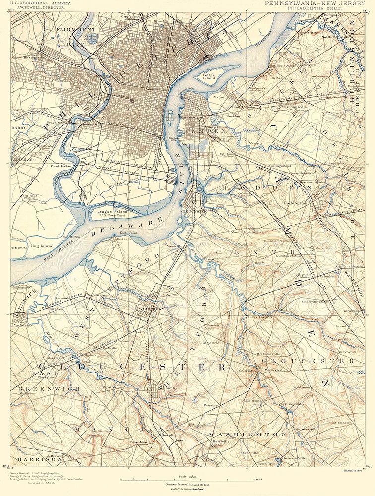 Philadelphia Pennsylvania New Jersey Quad