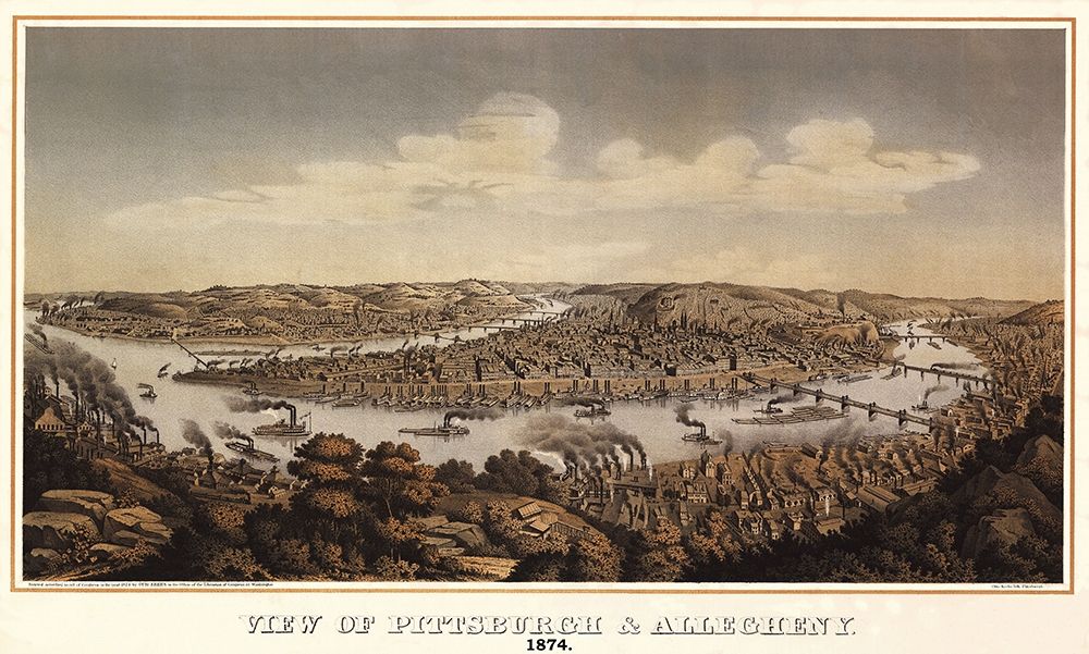 Pittsburgh Pennsylvania - Krebs 1874