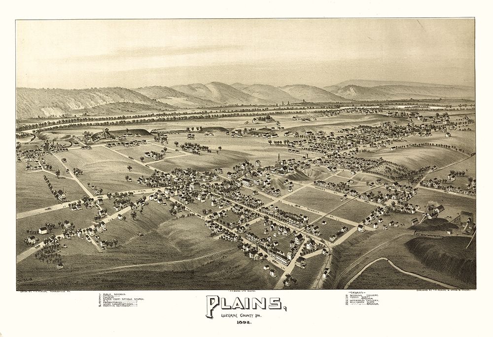 Plains Pennsylvania - Fowler 1892
