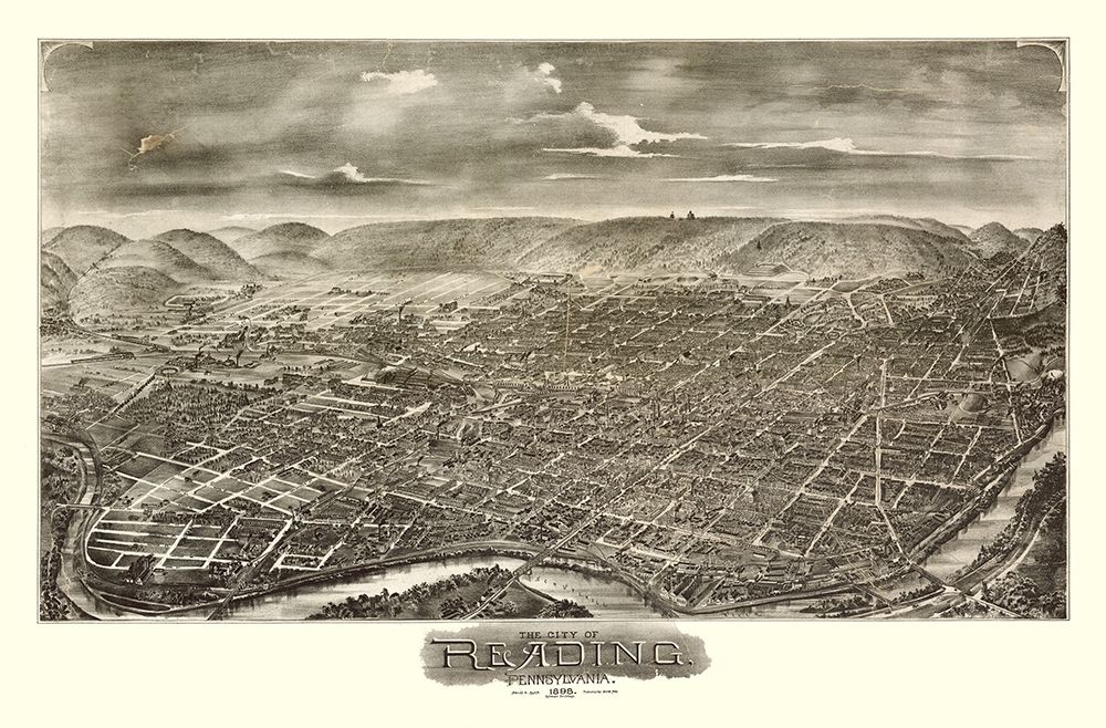 Reading Pennsylvania - Moyer 1898