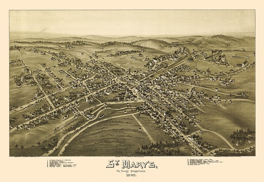 Saint Marys Pennsylvania - Fowler 1895
