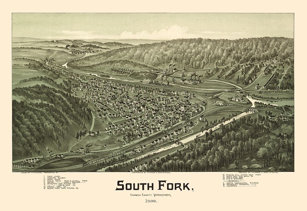South Fork Pennsylvania - Fowler 1900