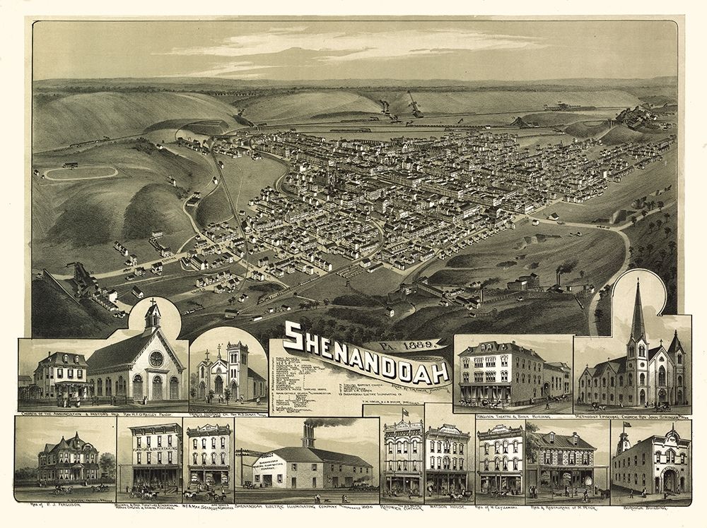 Shenandoah Pennsylvania - Fowler 1889