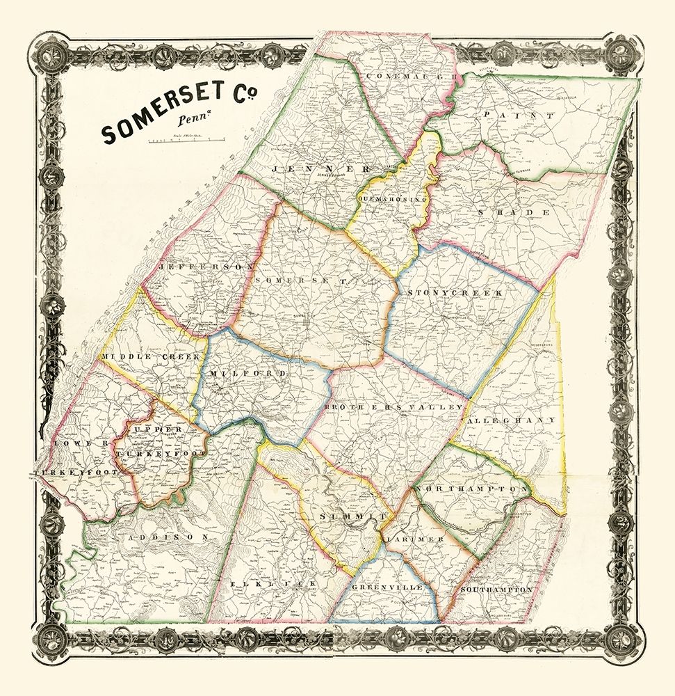 Somerset County Pennsylvania - 1860