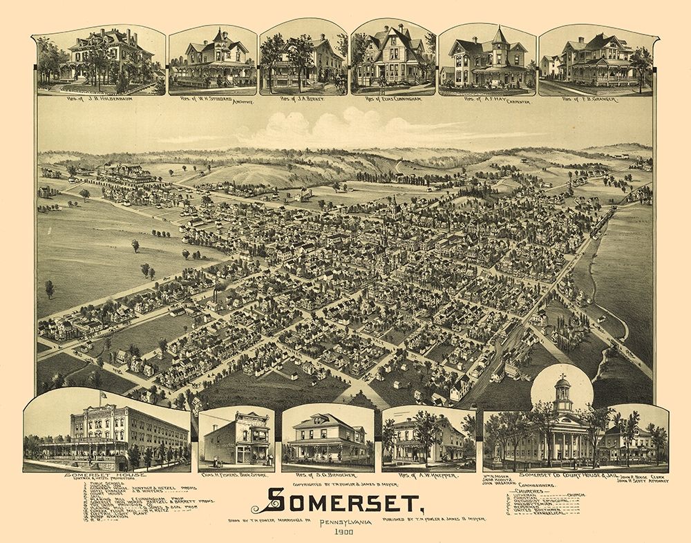 Somerset Pennsylvania - Fowler 1900