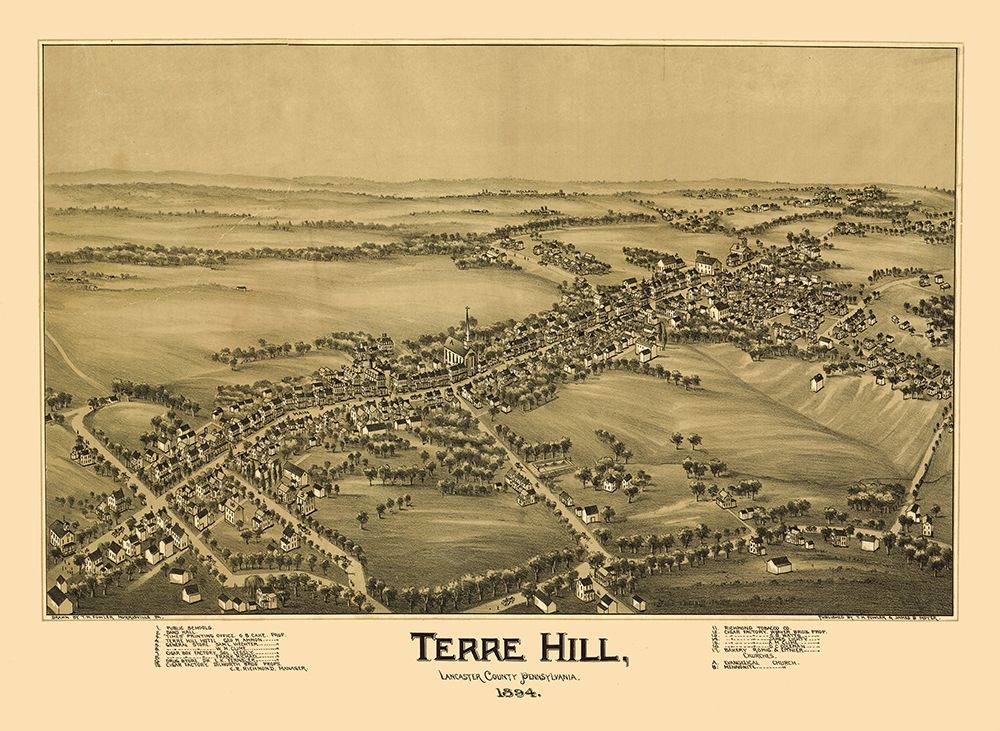 Terre Hill Pennsylvania - Fowler 1894
