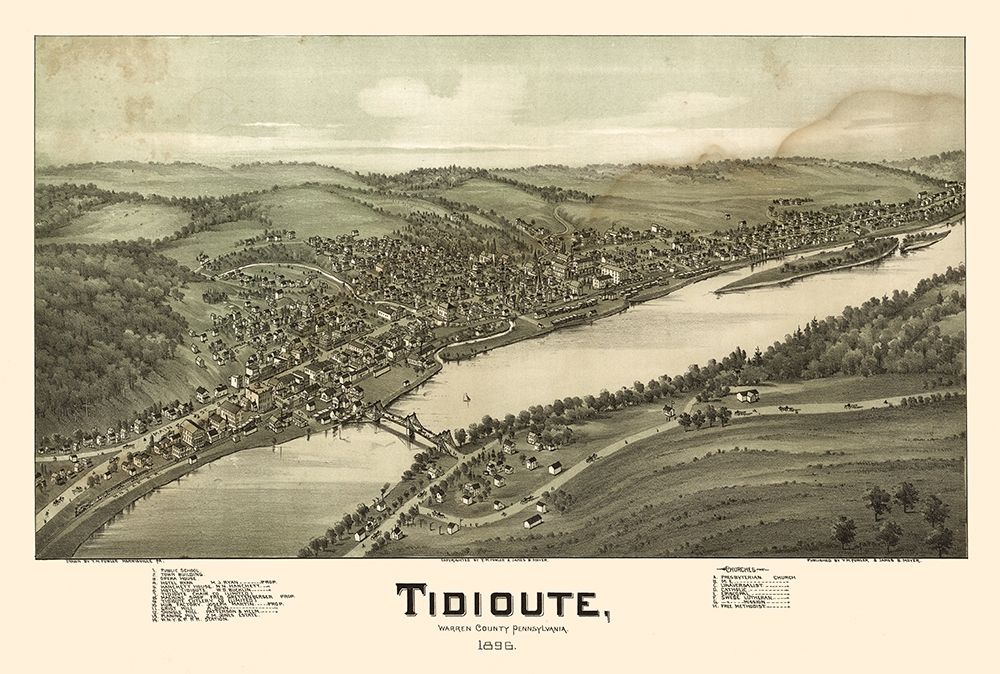 Tidioute Pennsylvania - Fowler 1896