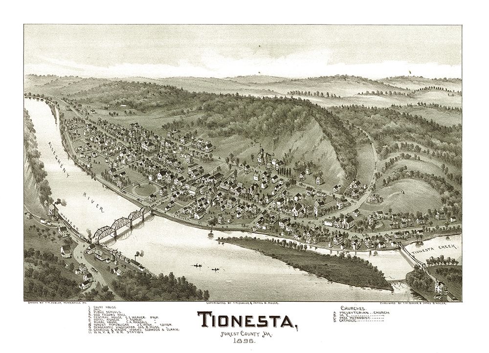 Tionesta Pennsylvania - Fowler 1896