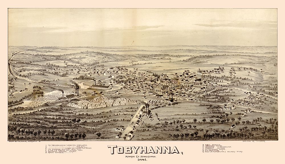 Tobyhanna Pennsylvania - Fowler 1891