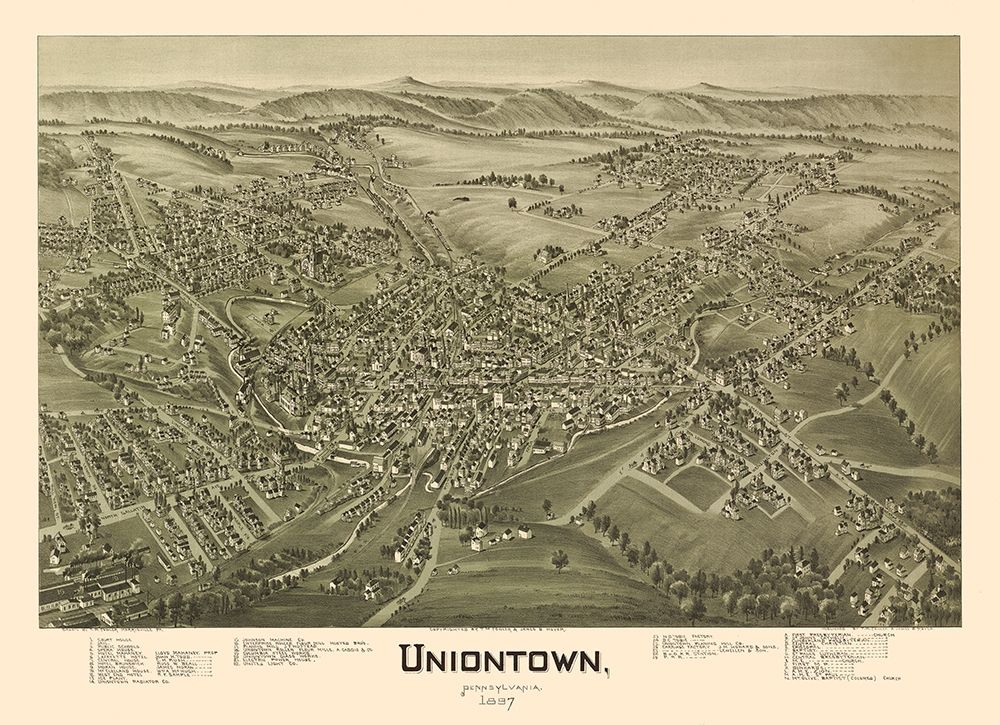 Uniontown Pennsylvania - Fowler 1897
