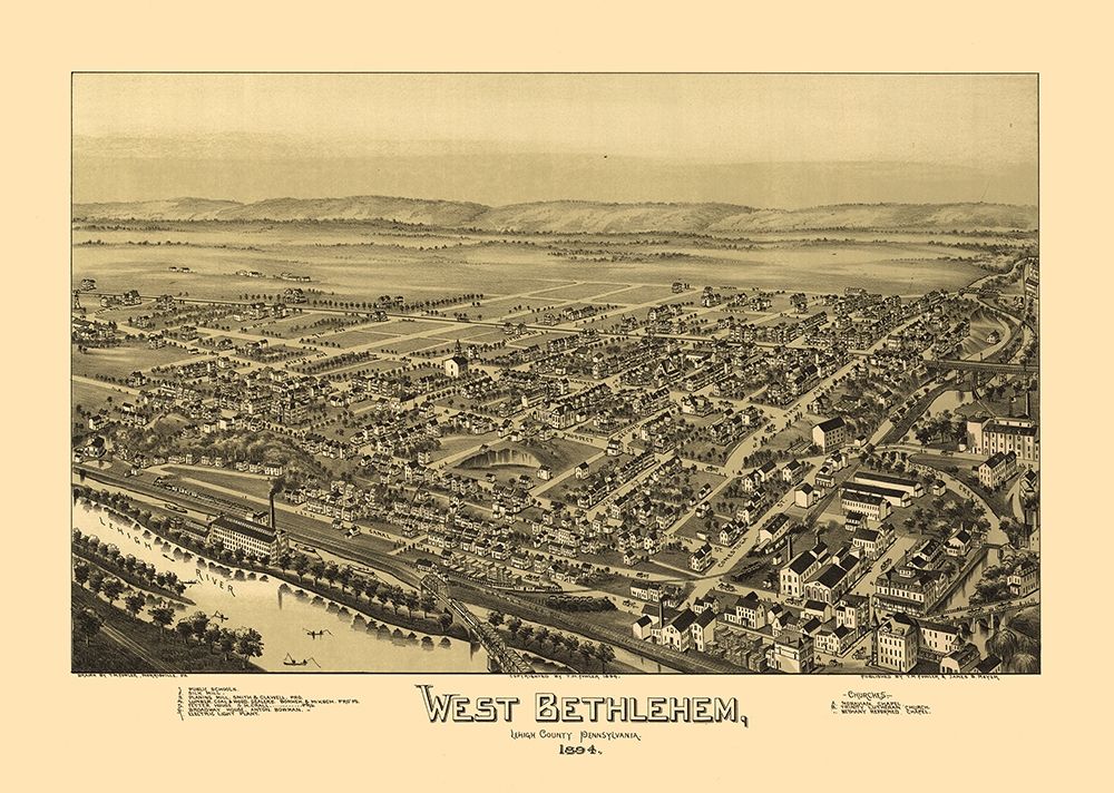 West Bethlehem Pennsylvania - Fowler 1894