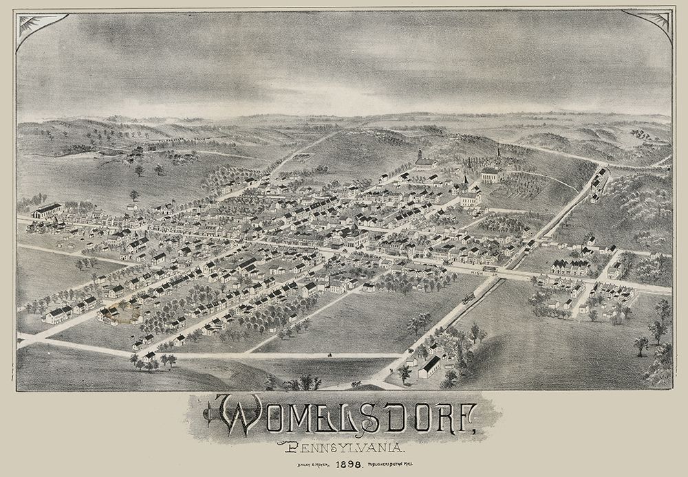 Womelsdorf Pennsylvania - Moyer 1898