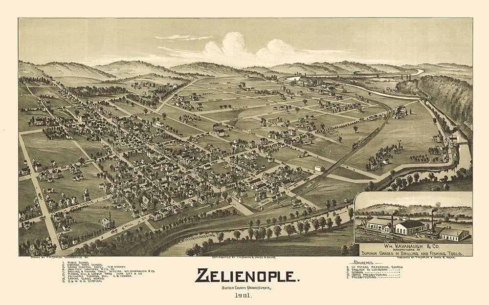 Zelienople Pennsylvania - Fowler 1901