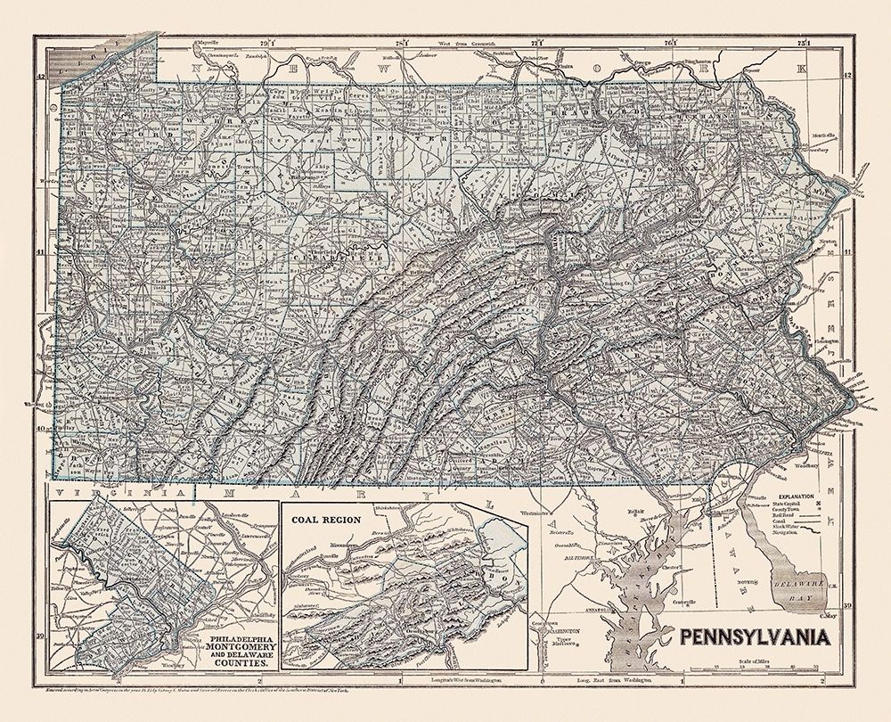 Pennsylvania - Morse 1845