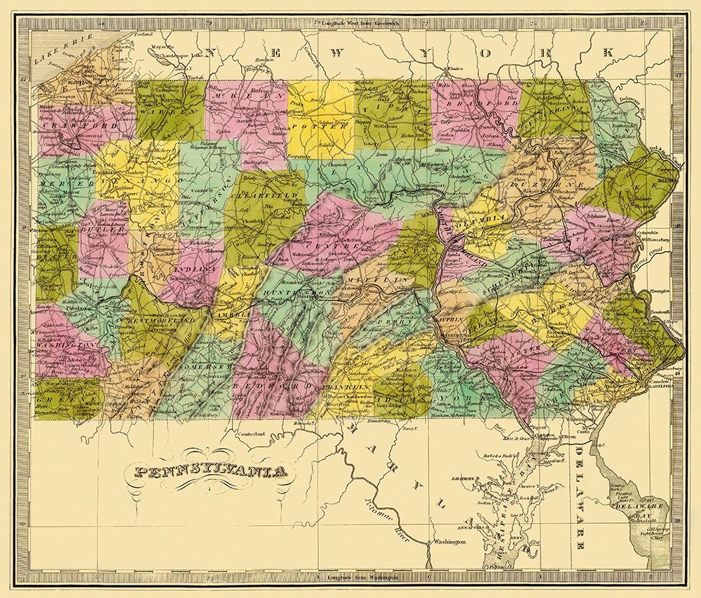 Pennsylvania - Greenleaf 1840