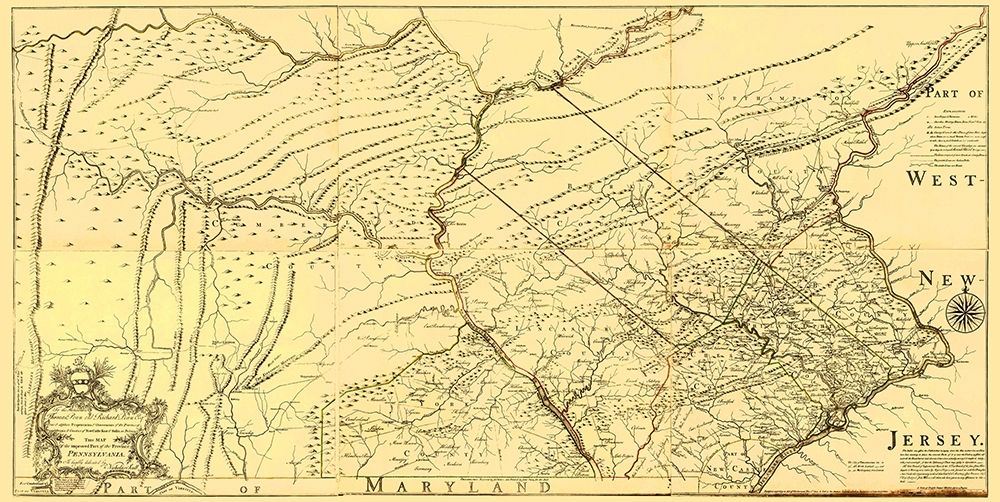 Pennsylvania Province - Jefferys 1759