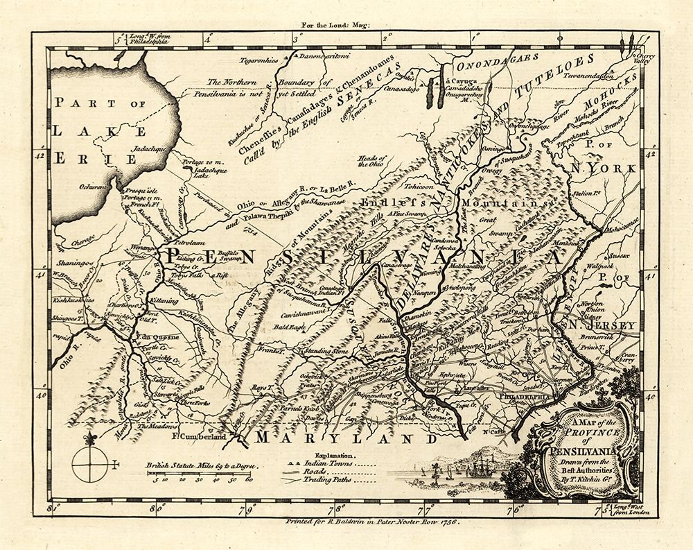 Pennsylvania - Kitchin 1756