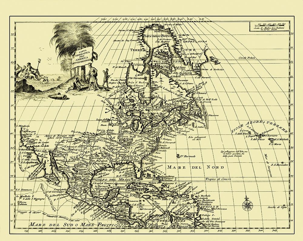 North America - 1750