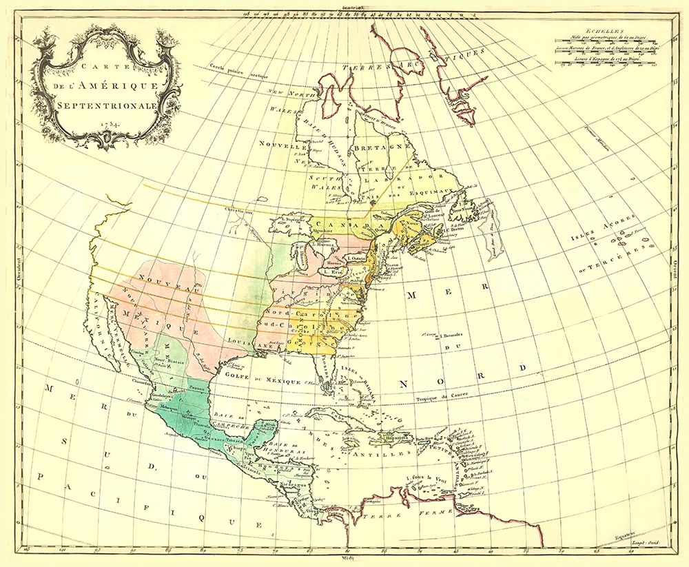North America - 1754