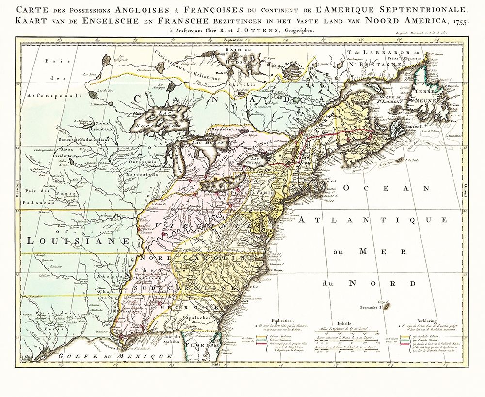 English French Possessions North America