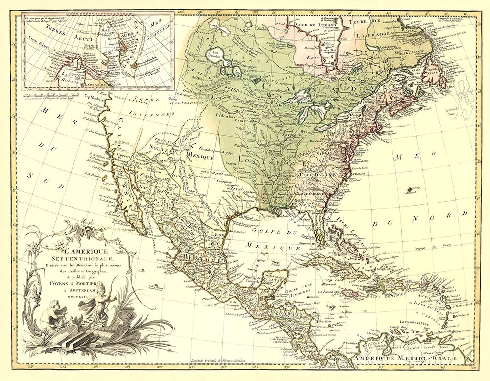 North America Canada - Covens 1757