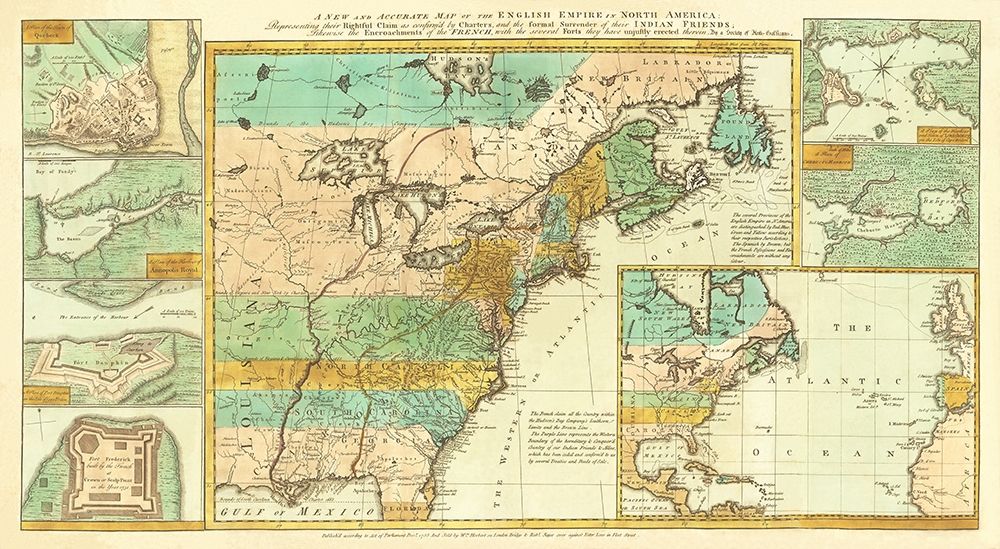 English Empire French Encroachments - Herbert 1755