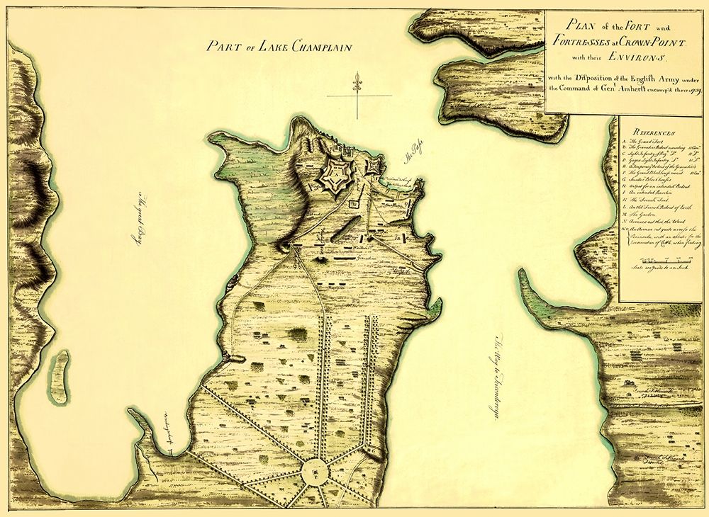Fort Fortresses at Crown Point - 1759