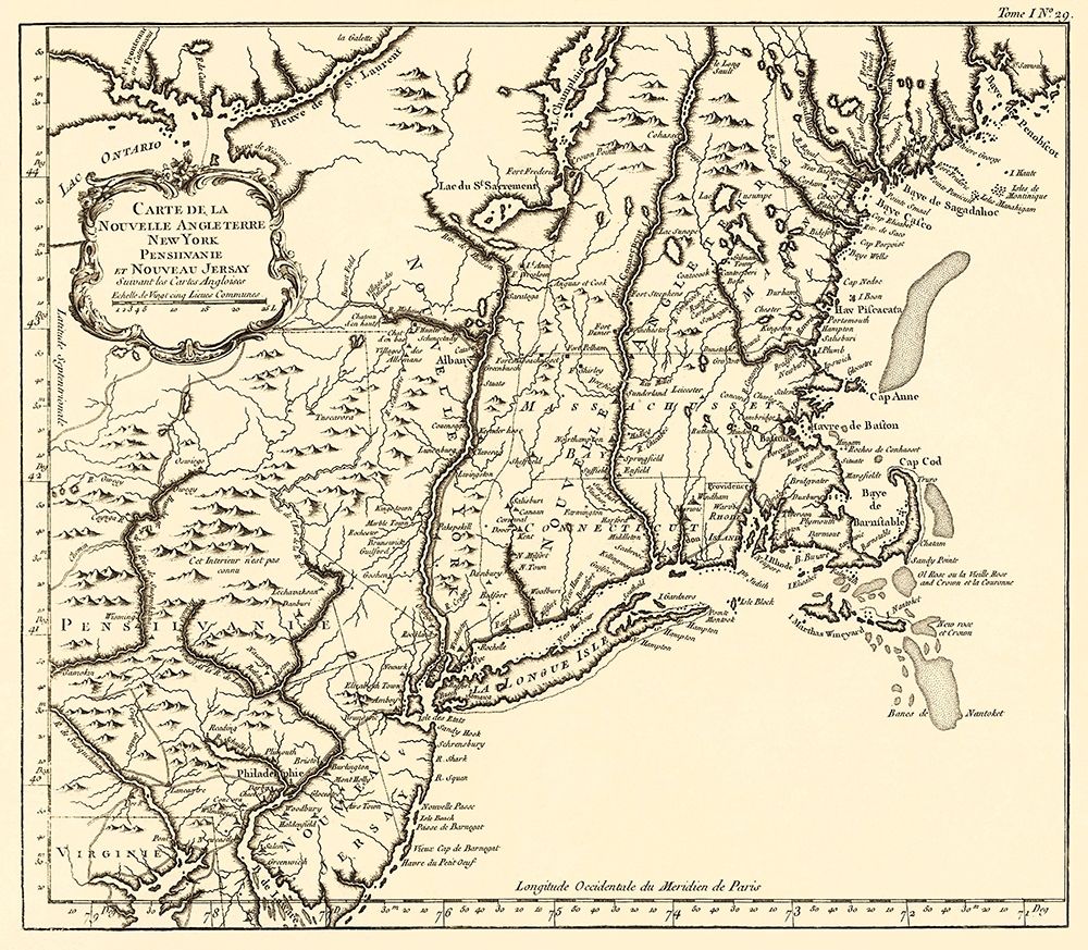 New York, Pennsylvania, and New Jersey  1757