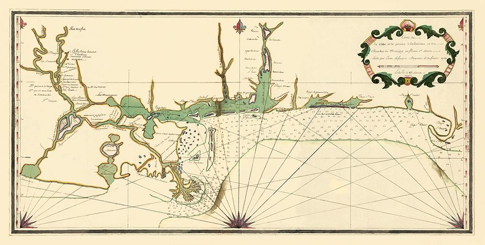 Louisiana Coast Mouth of Mississippi