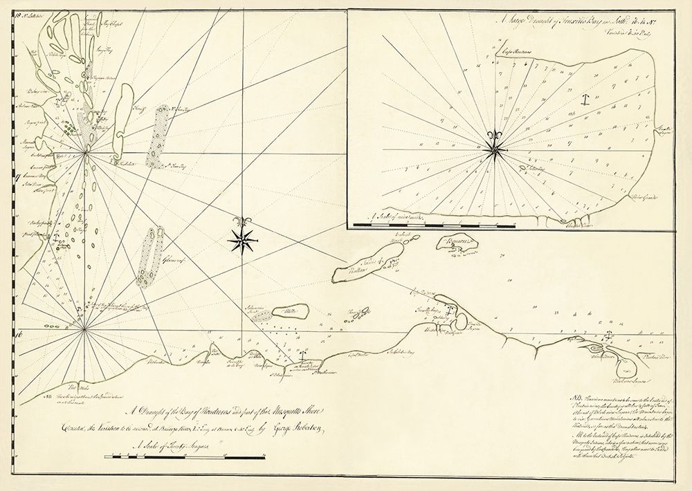 Bay of Honduras with Mosquito Shore - 1760