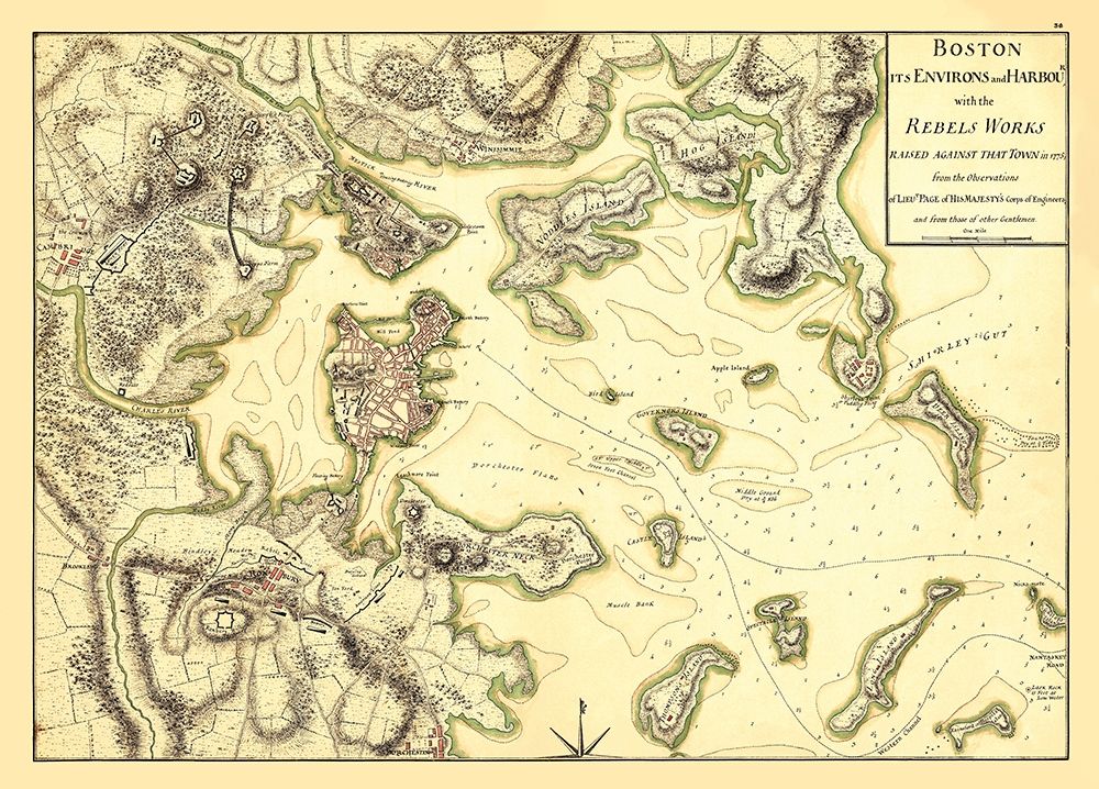 Boston Environs and Harbour - Page 1775