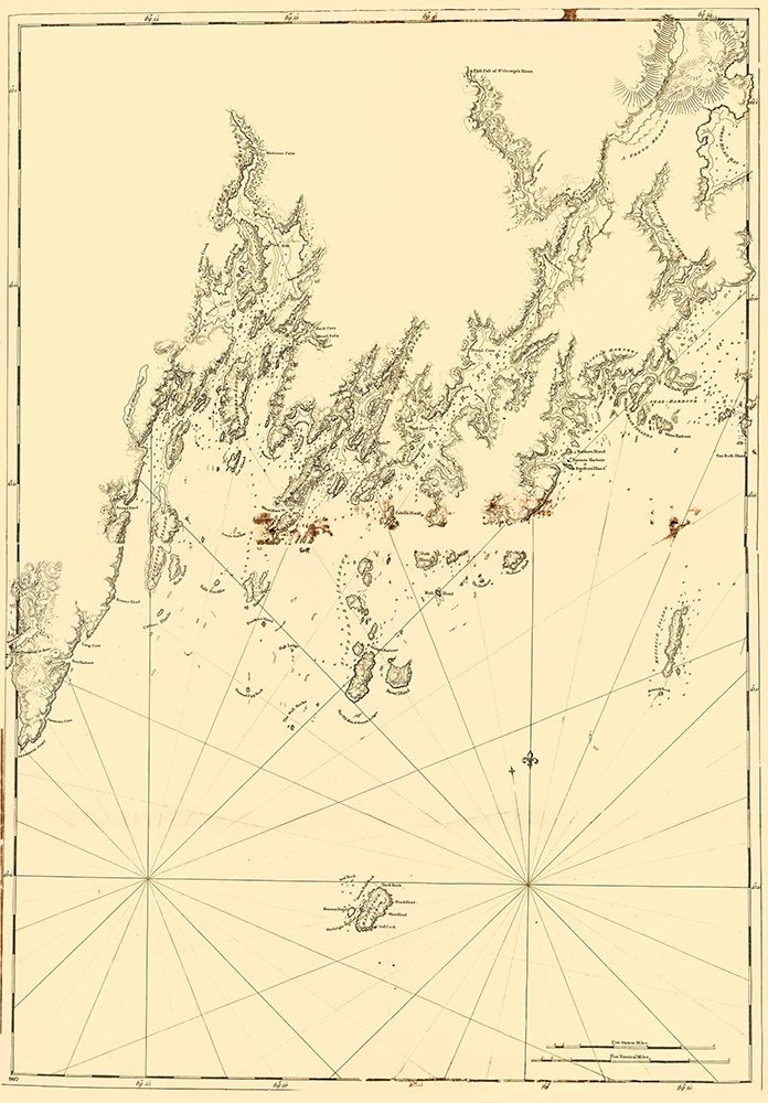 Rockland Harbor to Pemaquid Point - Des Barres