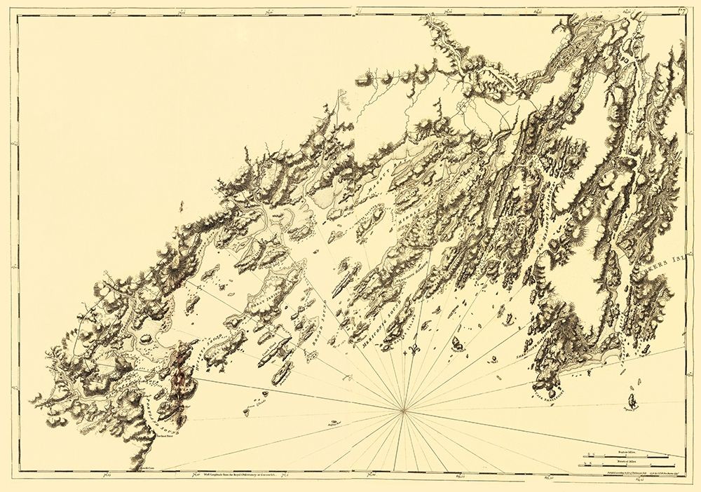 Salter Island to Portland Head - Des Barres 1770