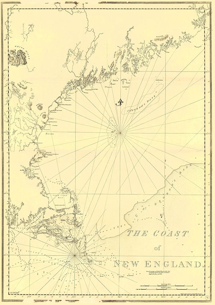 Coast of New England - Des Barres 1776