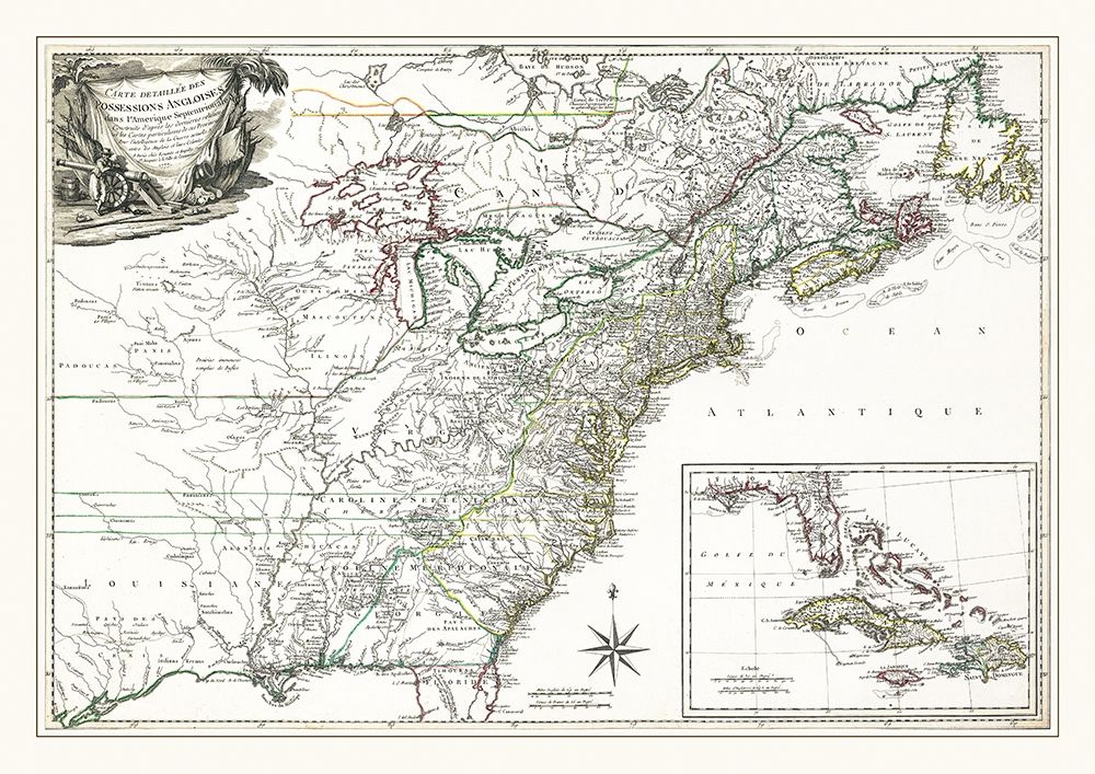 English Possessions in North America - 1763