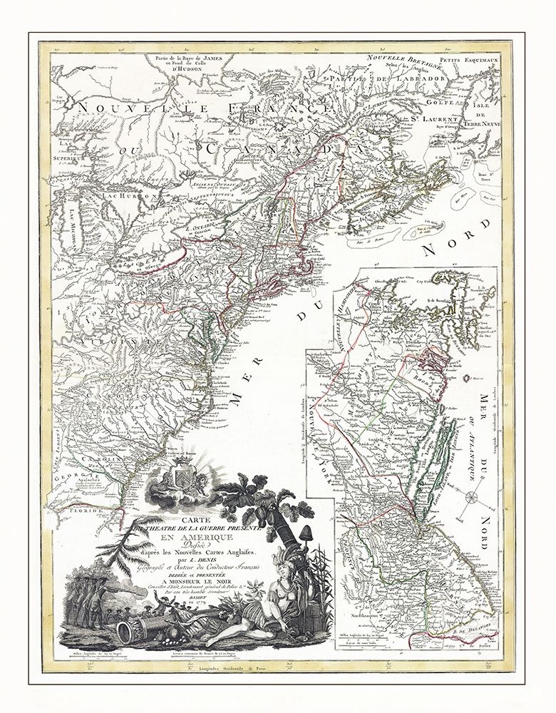 Seat of War in America - 1779