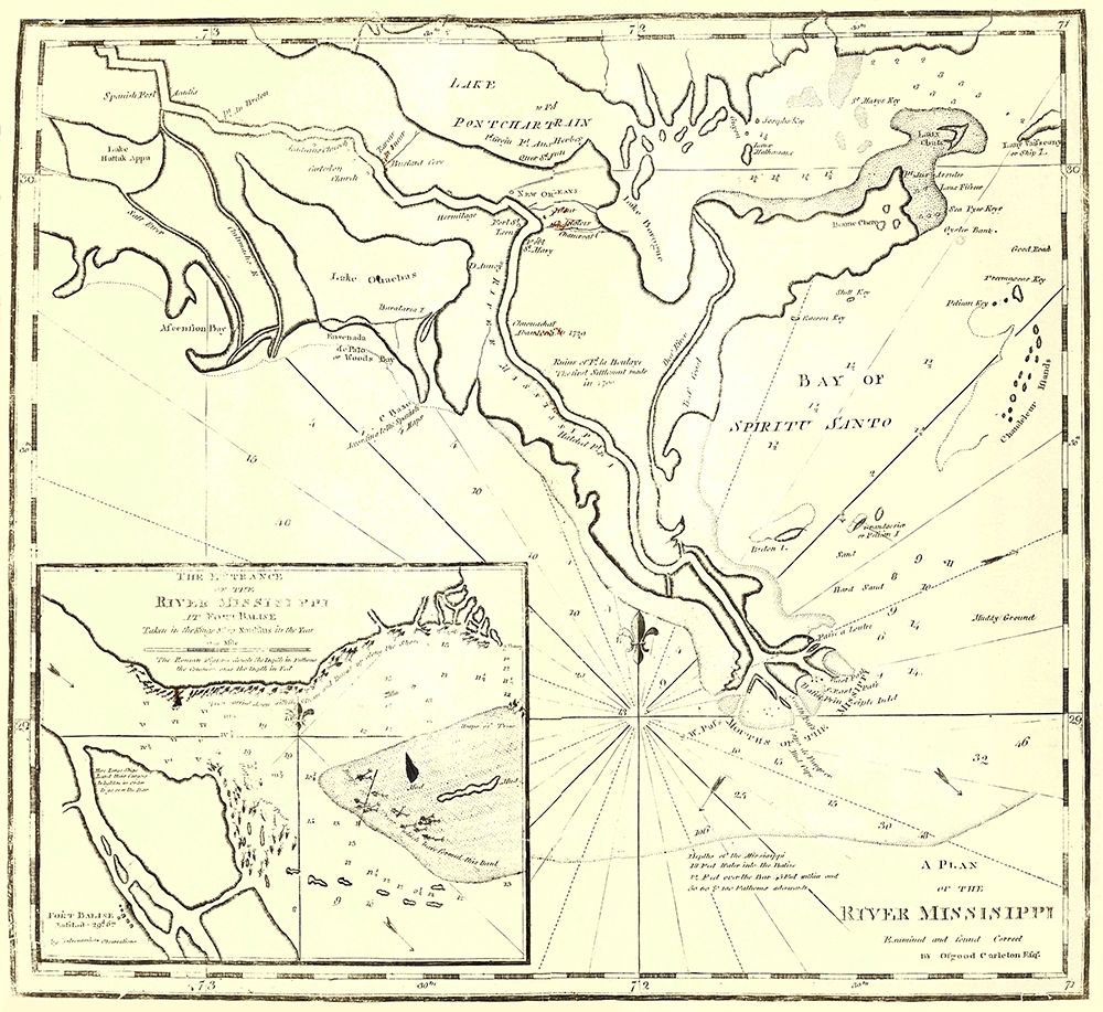 River Mississippi - Carleton 1770