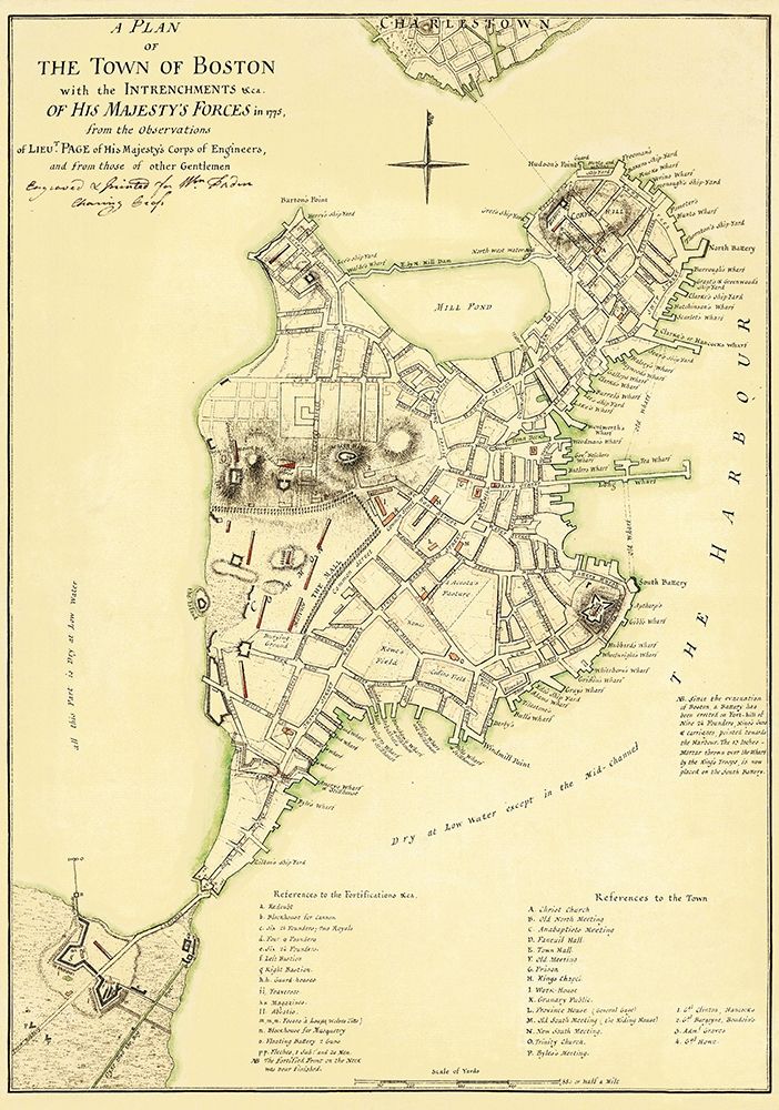 Boston Intrenchments His Majestys Forces