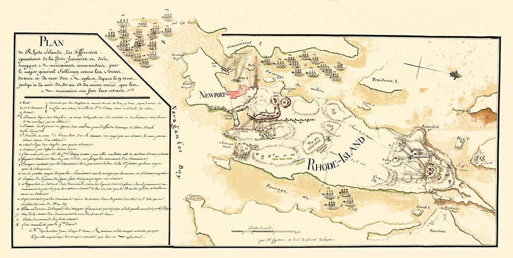 Rhode Island - Lafayette 1778
