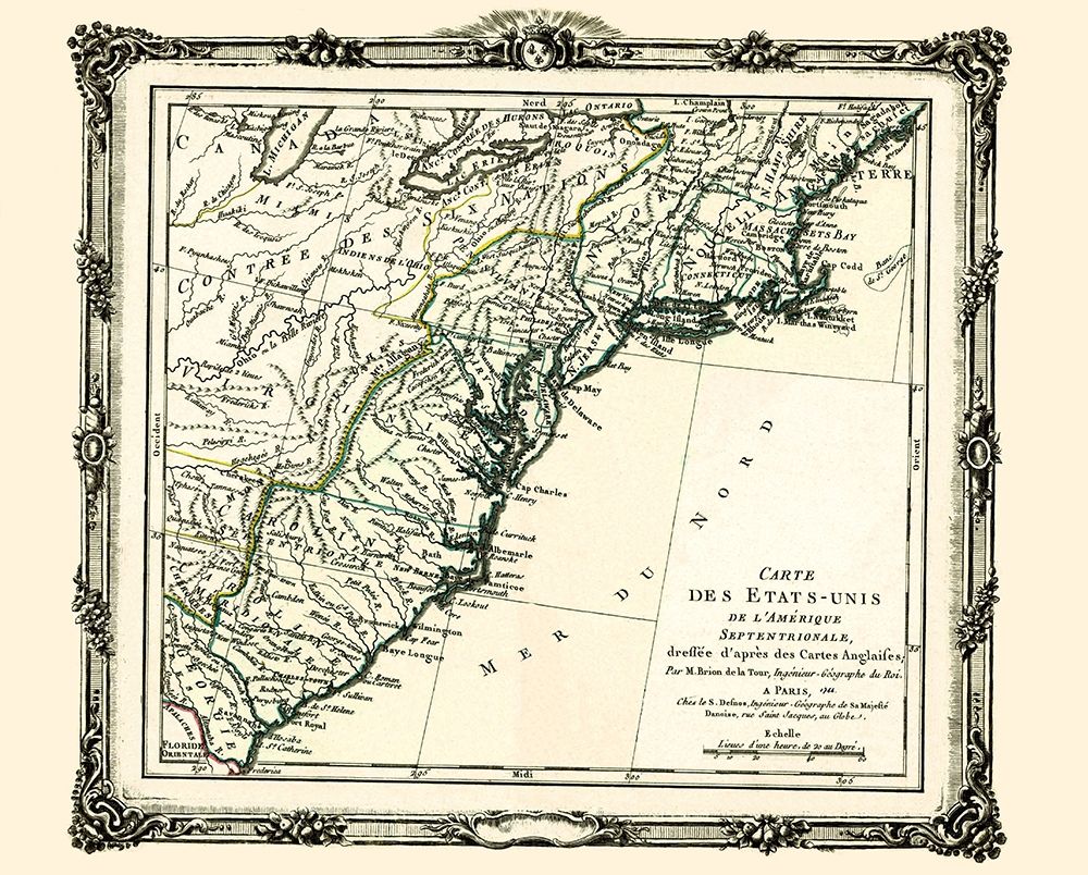 United States North America - Brion de la Tour