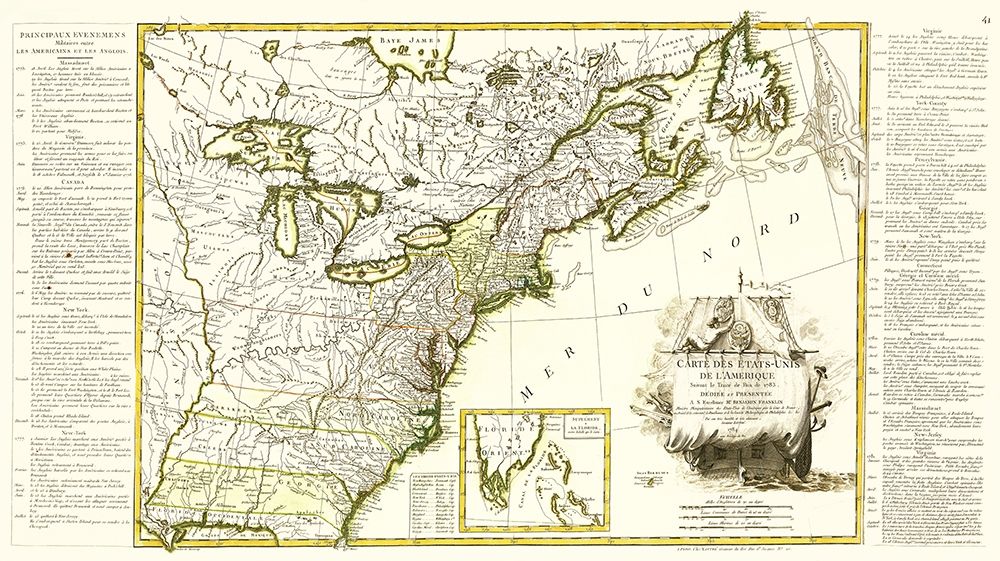 United States of America - Lattre 1784