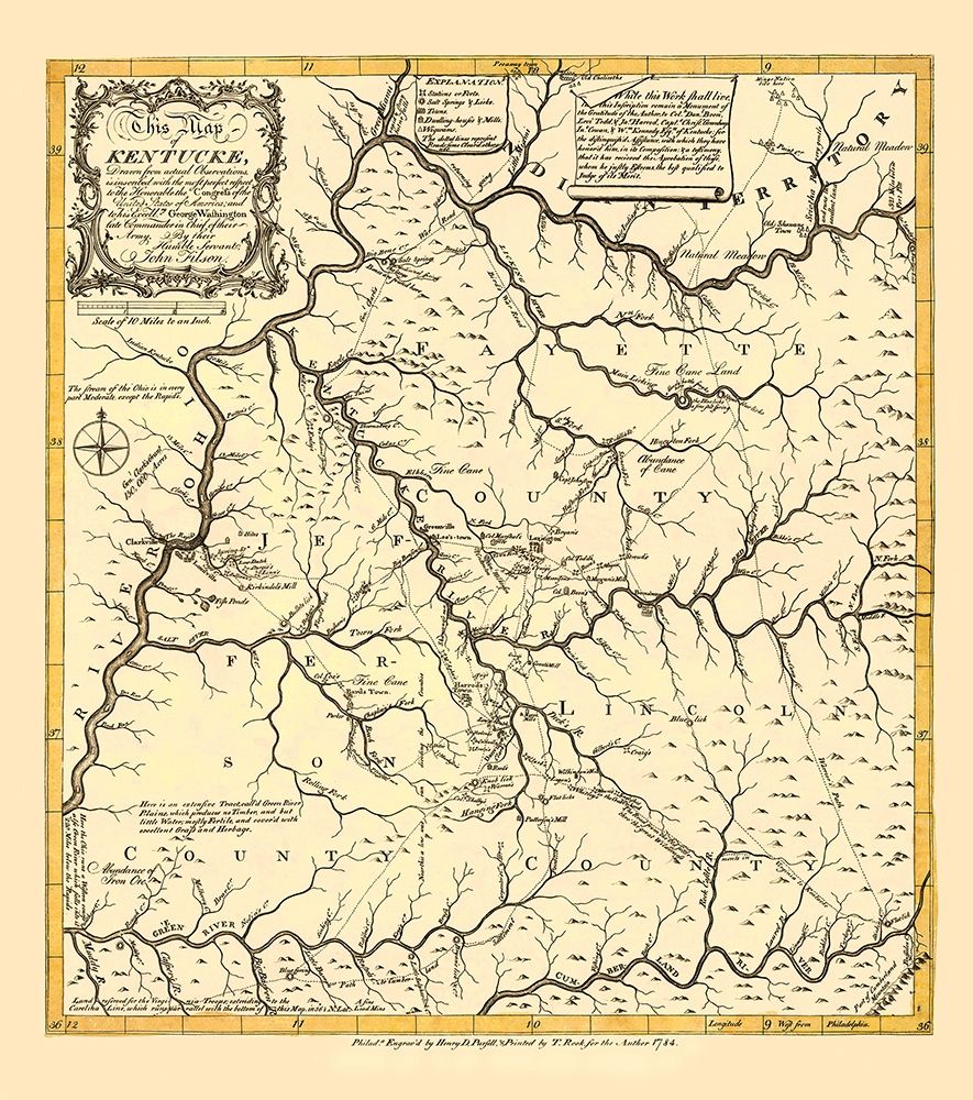 Kentucky - Filson 1784
