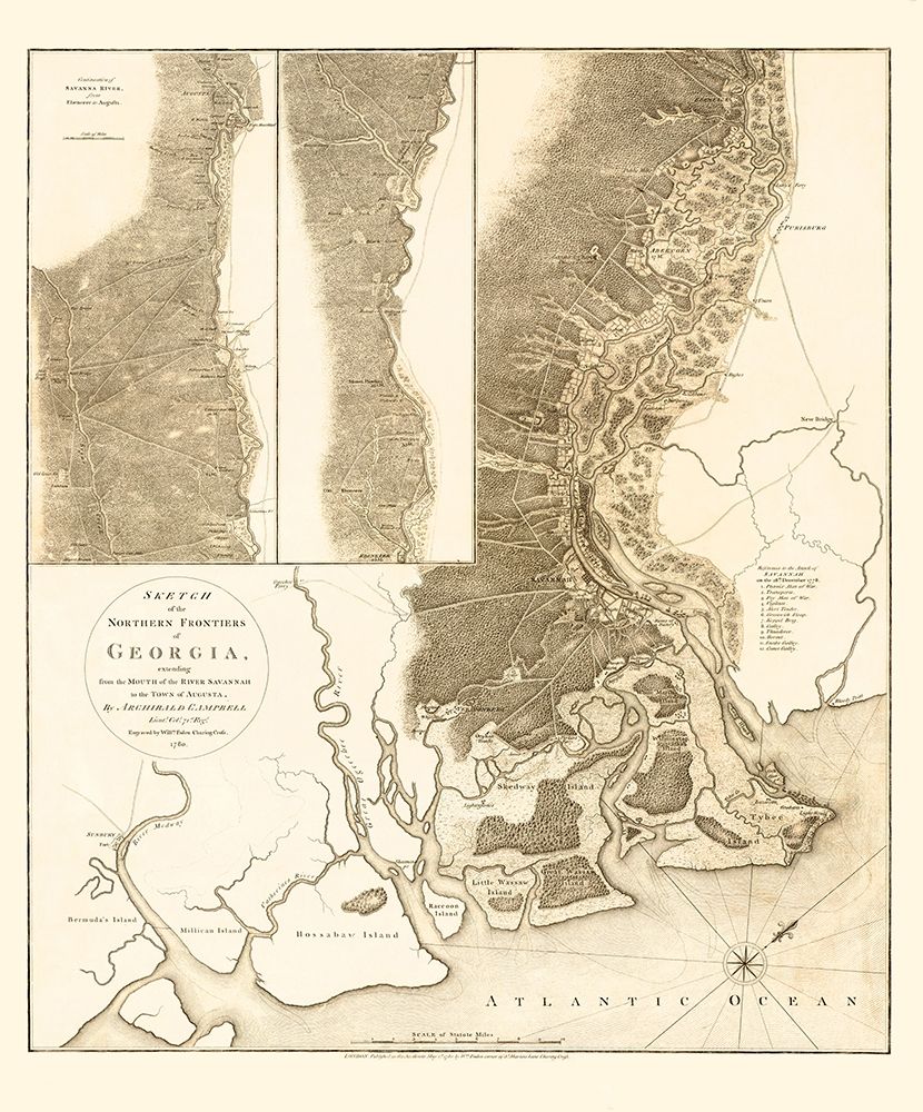 Northern Frontiers of Georgia - Campbell 1780