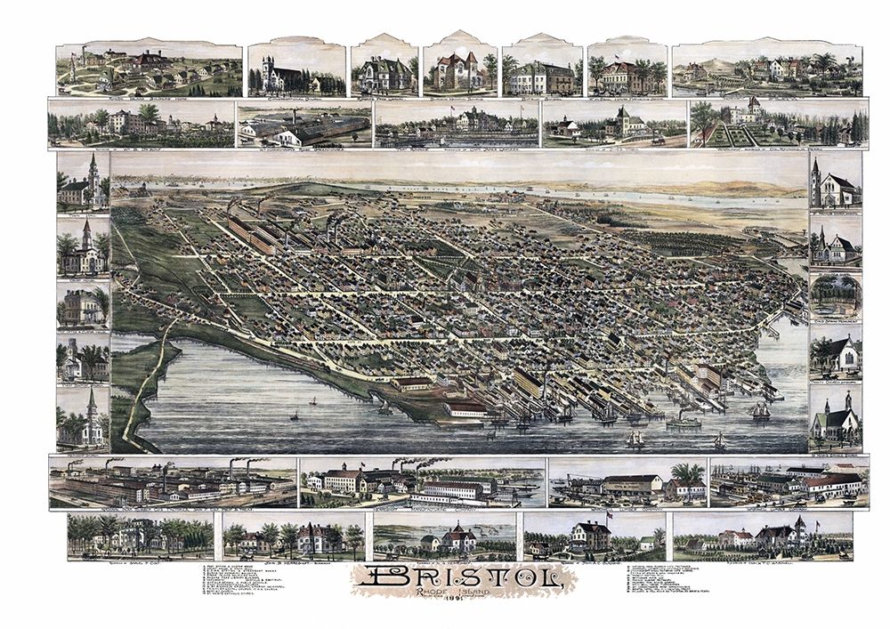 Bristol Rhode Island - Bailey 1891
