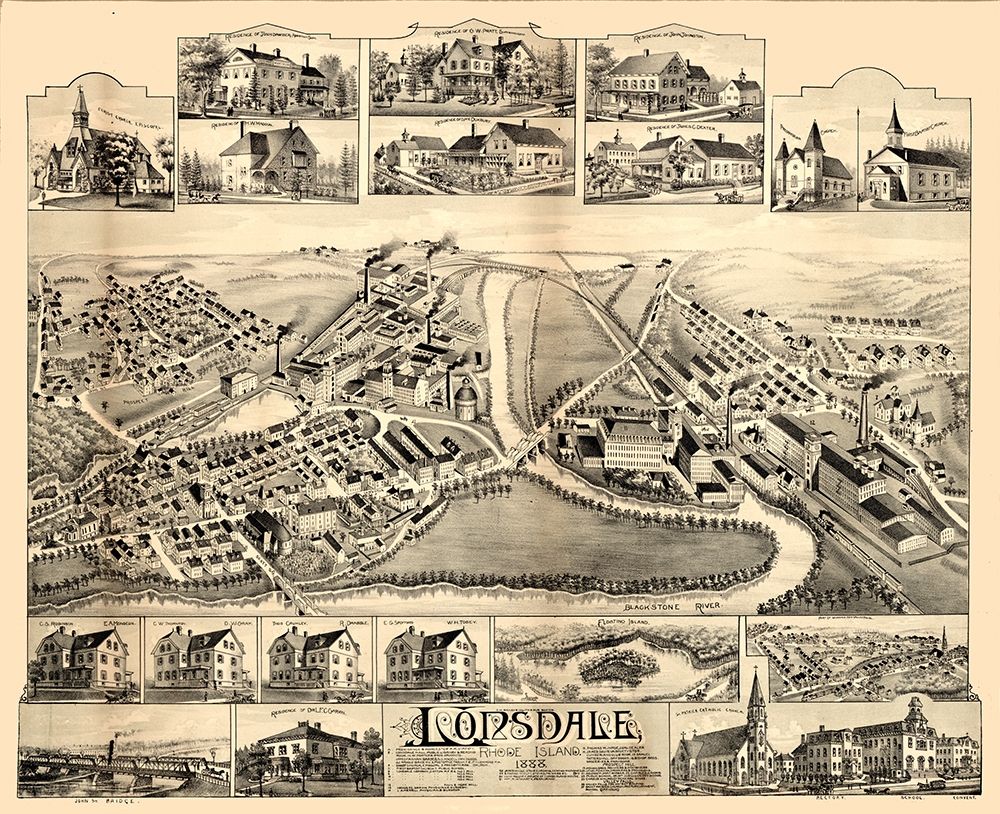 Lonsdale Rhode Island - Bailey 1888