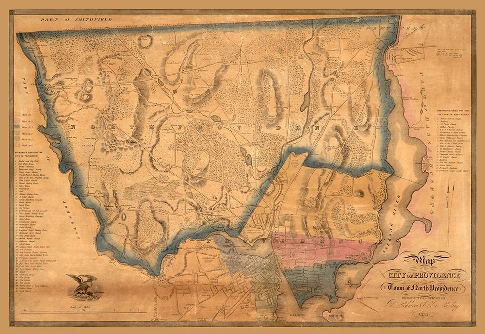 North Providence Rhode Island - Cushing 1835