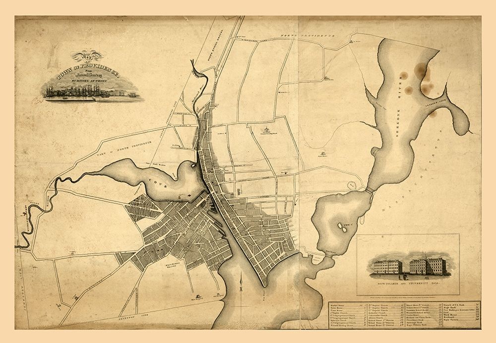Providence Rhode Island - Anthony 1823