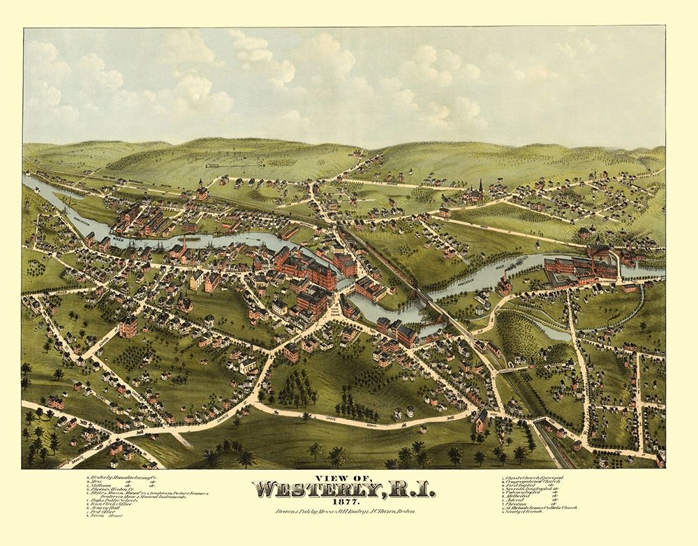 Westerly Rhode Island - Bailey 1877