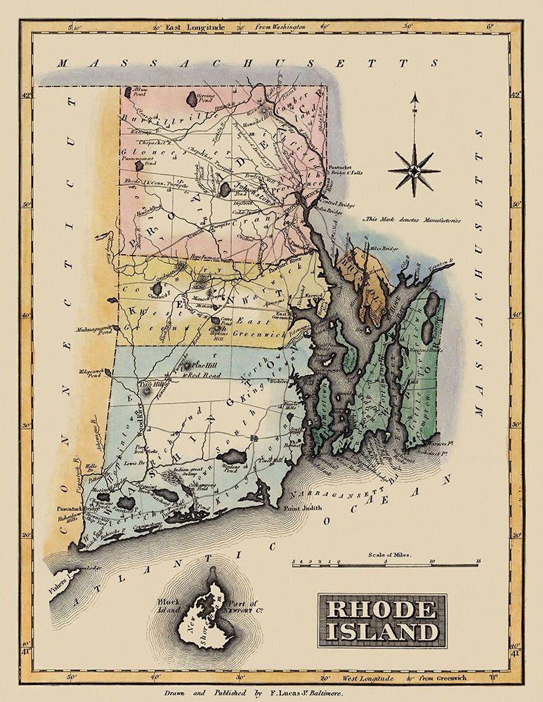 Rhode Island - Lucas 1823