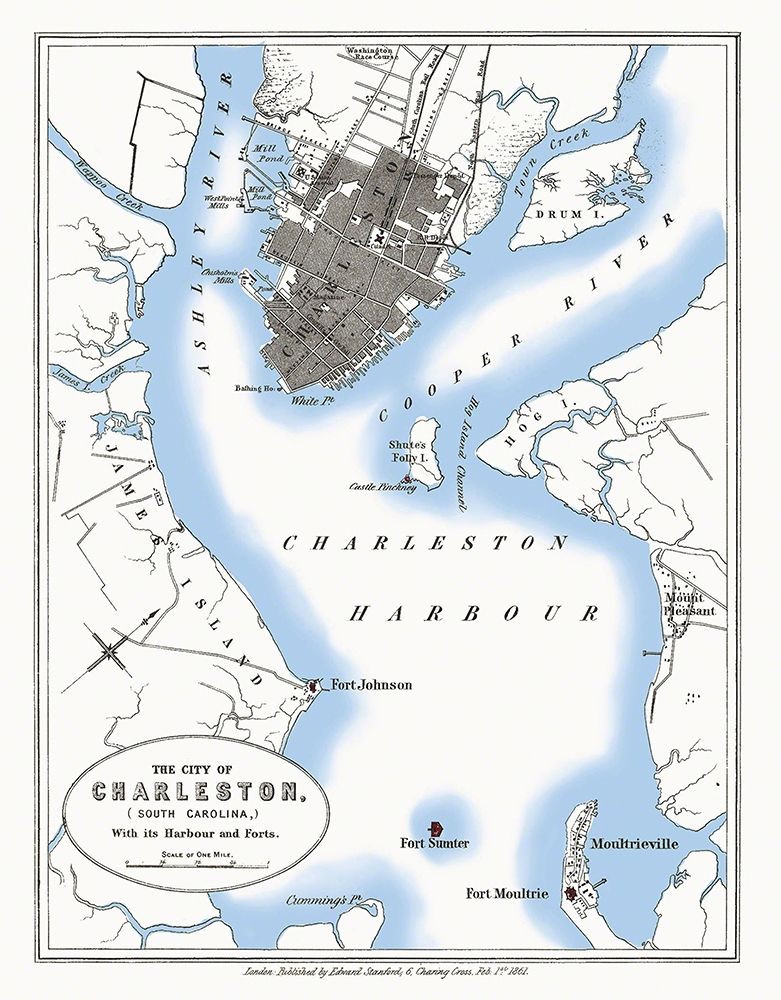 Charleston South Carolina - Stanford 1861